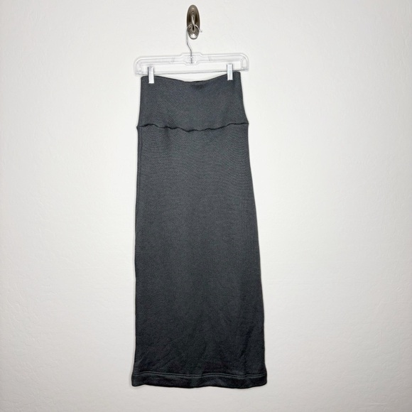 Free People Free-est Miley Set Gray Lounge Sweater Top & Skirt Outfit Size XS - Picture 8 of 13